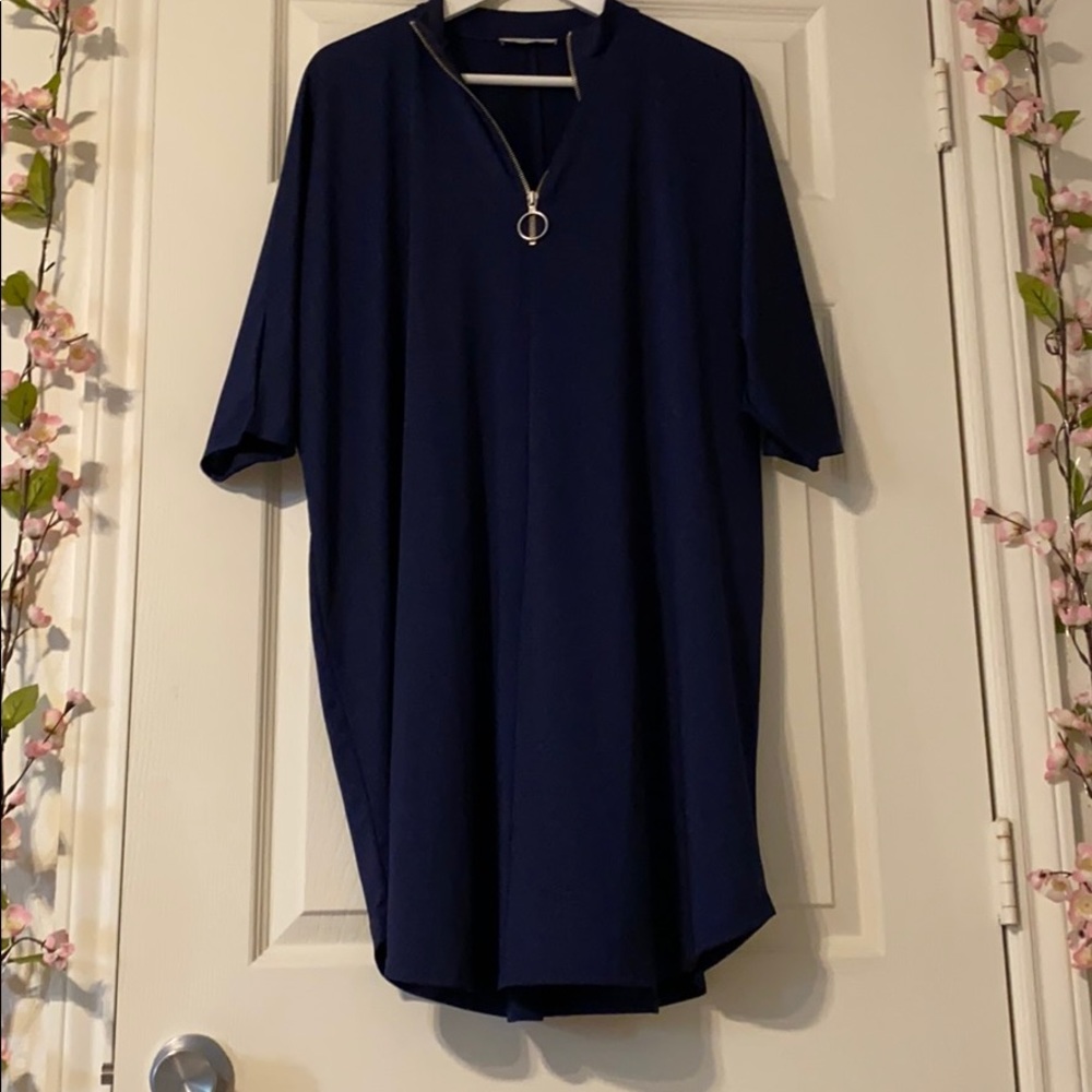 Blue dress
